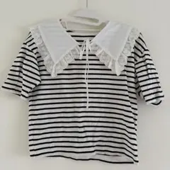 MAJESTIC LEGON マジェスティックレゴン Tシャツ ボーダー レース