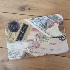 通帳入れ　お薬手帳　母子手帳　入れに　ハンドメイド