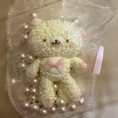 キラキラ先生 jammyjem スクイーズ くま ホワイト