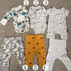 ムーミン　ロンパース　ボトムスセット　美品のサムネイル