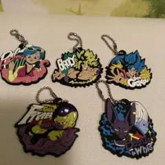 【新品未使用】ドラゴンボール超 アクリルキーホルダー5点まとめ売り　くら寿司