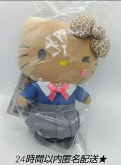 新品　ハローキティ　マスコットポーチ　ギャル　日焼けキティ