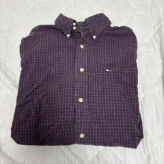 TOMMY HILFIGER チェック柄 長袖シャツ L