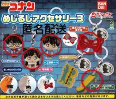 名探偵コナン めじるしアクセサリー3 コナン、新一、蘭、スケートボード、変声機