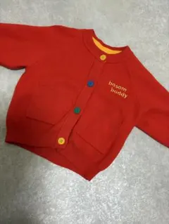 futafuta カーディガン 赤