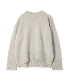 【新品未使用】ギャルリーヴィー　ファインウール　クルーネックプルオーバー