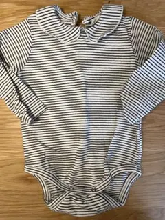 MONBEBE ストライプロンパース L