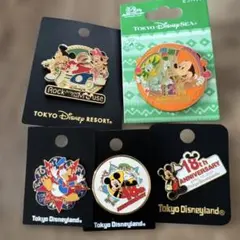 東京ディズニーリゾート ピンバッジセット