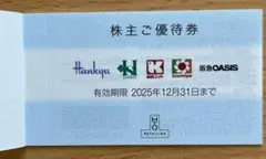 H2O エイチツーオーリテイリング株主優待券　5枚のサムネイル