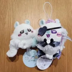ちいかわ ぬいぐるみシュシュ　マスコット　モモンガ