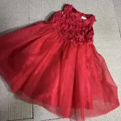 Catherine Cottage 花柄レッドドレス 80