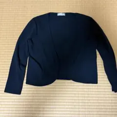 【極美品】ジュディコレクション 高級サマーニットボレロ 黒 40 L 冷房対策のサムネイル