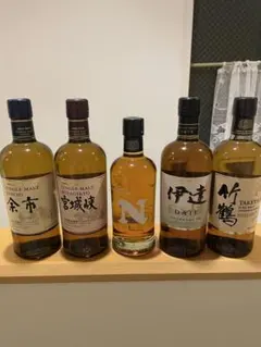 NIKKA 180mlウイスキー セット 7本 余市蒸溜所 宮城峡蒸溜所限定