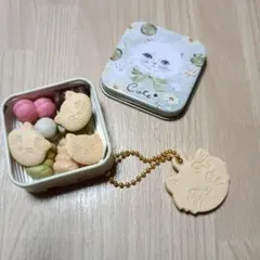 ガチャ こねこのこねこねクッキー缶マスコット フェイクスイーツ ミニチュア 猫