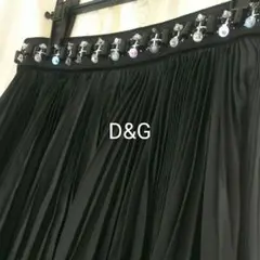 D&G プリーツスカート  ブラックのサムネイル