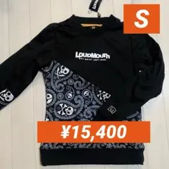 新品■15,400円【ラウドマウス】レディース　スウェット　トレーナー　S 防寒