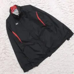 『ヨネックス』 (L) 裏起毛ウィンドブレーカー ジャンパー ジップポケット