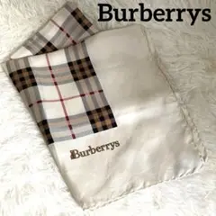Burberrysバーバリー　シルク スカーフ ノバチェック　総柄