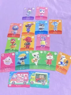 どうぶつの森 amiiboカード【ジャック】【みすず】サンリオ家具、含む16枚