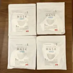 【未開封】 エアリズム　マスク　Sサイズ　ホワイト　白　3枚入り　4セット