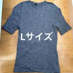 ユニクロ3Dメリノリブクルーネックセーター　Lサイズ