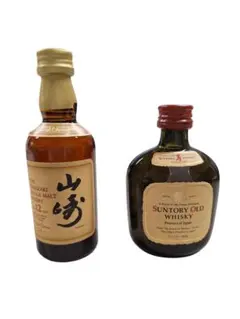 サントリー オールド原酒 山崎シェリー樽モルト 50ml 未開封 - メルカリ