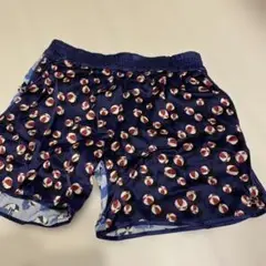 GUCCI ハーフパンツ 12サイズ ボール・傘柄　シルク100%