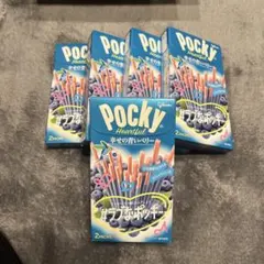 グリコ　ポッキー　幸せの青いベリー　5箱