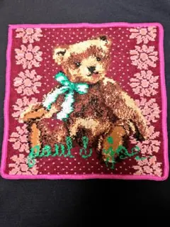 【PAUL & JOE】テディベア タオルハンカチ