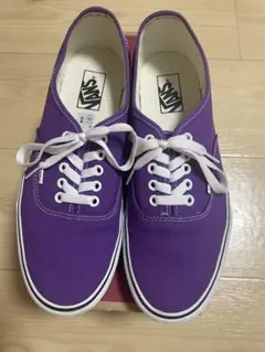 vans オーセンティック パープル 箱付き　authentic