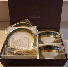 未使用品 ノリタケ SHEFFIELD カップ＆ソーサー 6客 シュガーポット
