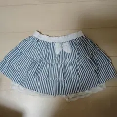 女の子 レース パンツ付きスカート 140のサムネイル