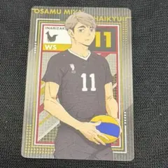 ハイキュー　メタリックカードコレクションガム　宮治