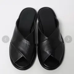 ＜Steven Alan＞レザー クロス サンダルのサムネイル