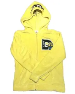 美品　ミニオン　フリースパーカー　イエロー　ユニセックス