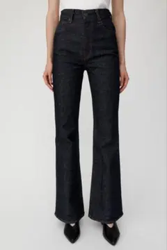 美品MOUSSY　MVS FLARE　デニム　濃紺　サイズ23　ワンウォッシュ 極美品MOUSSY MVS FLARE デニム 濃紺 サイズ26 ワンウォッシュ - メルカリ
