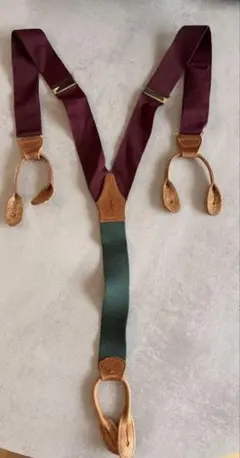 Polo Ralph Lauren サスペンダー 総柄 レザー 黒 - メルカリ
