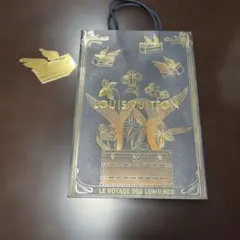 LOUIS VUITTON ショップ袋 黒と金36×25