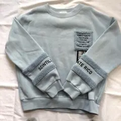 美品☆RICO SUCRE トレーナー　Ⅿ　160㎝　ライトブルー　裏起毛