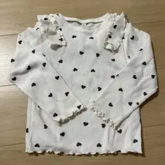 ハート　長袖カットソー 110 西松屋