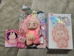 正規品 ラブブ ピンク×黄色 POPMART Big into Energy