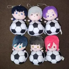 ブルーロック ぬいぐるみマスコットてのりマス サッカーボール 6種