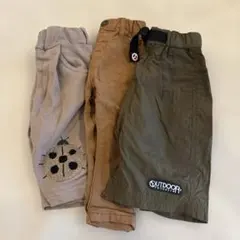 80サイズ　ハーフパンツ　ロングパンツ　3点セット　まとめ売りのサムネイル