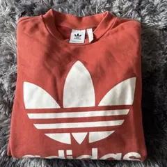 adidas オレンジ トレーナー Sサイズ