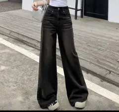 Dazy ブラック ワイドレッグデニム 新品タグ付き