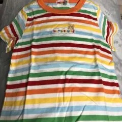 美品☆HOT BISCUITS ストライプ Tシャツ 103