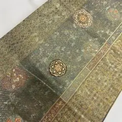 袋帯 螺鈿細工 華文様 金彩 豪華留袖 訪問着 - メルカリ