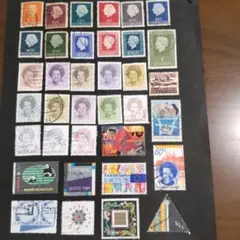 オランダ切手 使用済み 36種