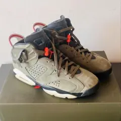 Travis Scott × NIKE Air Jordan6 オリーブのサムネイル
