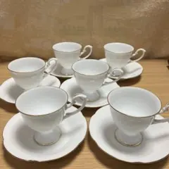 【りん様専用】カップ&ソーサー　6客セット
